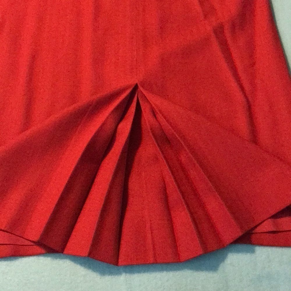 CHRISTIAN DIOR Rare pleated wool skirt 1964 excellent condition vintage size 8 - Picture 2 of 8